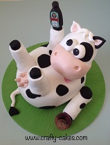Cow novelty cake